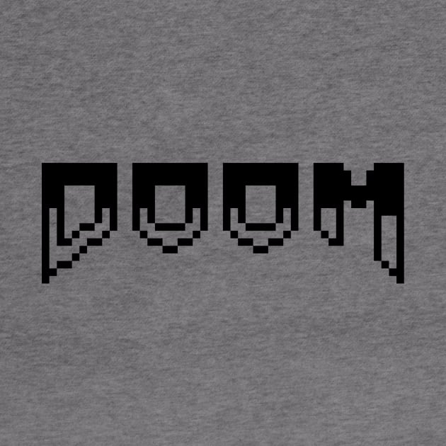 Doom - Pixel Logo II by MalcolmDesigns